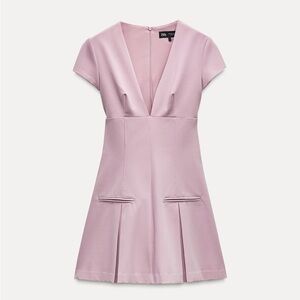 Zara Short Pleated Dress